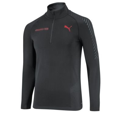 Мужская рубашка Mercedes-AMG Long Sleeve Functional Shirt, Men's, Black