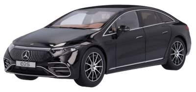 Модель автомобиля Mercedes-Benz EQS V297, 1:18 Scale, Obsidian Black