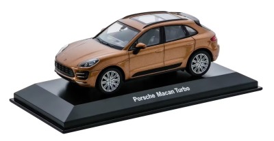 Модель автомобиля Porsche Macan Turbo, Scale 1:43, Аurum metallic