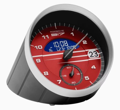 Настольные часы Porsche Table Clock, 917 Salzburg, Red/Black