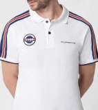 Мужская рубашка-поло Porsche Racing Polo Shirt, Men's, White, артикул WAP4510XS0NRTM