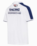 Мужская рубашка-поло Porsche Racing Polo Shirt, Men's, White, артикул WAP4510XS0NRTM