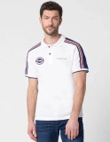 Мужская рубашка-поло Porsche Racing Polo Shirt, Men's, White, артикул WAP4510XS0NRTM