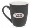 Фарфоровая кружка Land Rover Logo Mug, Soft-touch, 400ml, Grey/White