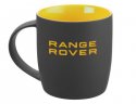 Фарфоровая кружка Range Rover Logo Mug, Soft-touch, 350ml, Grey/Yellow