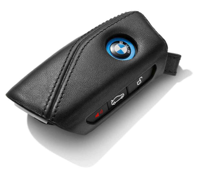 Оригинальный кожаный футляр для ключей BMW Key Case, Leather, Black