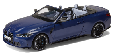 Масштабная модель спортивного BMW M4 Сonvertible (G83), 1:18 Scale, Blue