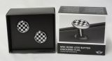 Набор из двух дверных кнопок MINI Door Lock Button, Checkered Flag, артикул 82292406338