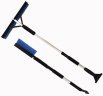 Щетка для уборки снега, телескопическая Porsche Snowbrush, Telescopic Rod Blue