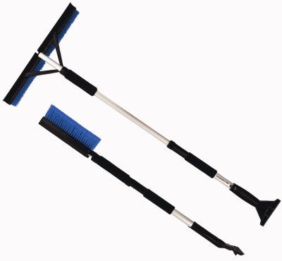 Щетка для уборки снега, телескопическая Porsche Snowbrush, Telescopic Rod Blue