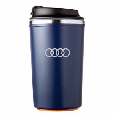 Термокружка Audi Rings Thermo Mug, Fix Mode, Navy Blue, 0.35l