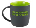 Фарфоровая кружка Range Rover Logo Mug, Soft-touch, 350ml, Grey/Green