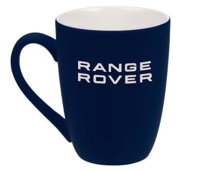 Керамическая кружка Range Rover Mug, Soft-touch, 400ml, Blue/White