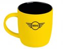 Фарфоровая кружка MINI Wing Logo Mug, Soft-touch, 350ml, Yellow/Black