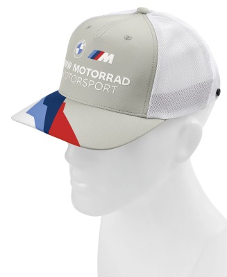 Бейсболка BMW Motorrad Motorsport Cap, Unisex, Grey/White