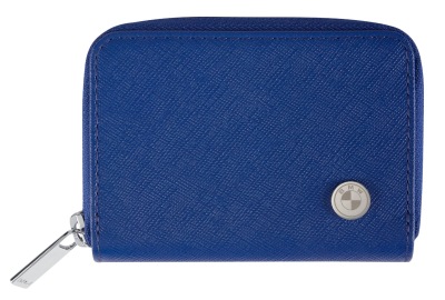 Компактный кожаный кошелек BMW Fashion Compact Wallet, Blue