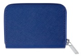 Компактный кожаный кошелек BMW Fashion Compact Wallet, Blue, артикул 80215B319B3