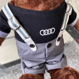 Плюшевый медведь Audi Classic Bear, brown/grey/black, 35 cm., артикул 3201900500