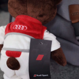 Плюшевый медведь-автогонщик Audi Sport Motorsport Bear, Kids, 35 cm., артикул 3201900100