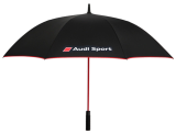 Большой зонт-трость Audi Sport Stick Umbrella XL, black/red, артикул 3122500200