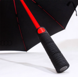 Большой зонт-трость Audi Sport Stick Umbrella XL, black/red, артикул 3122500200