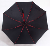 Большой зонт-трость Audi Sport Stick Umbrella XL, black/red, артикул 3122500200