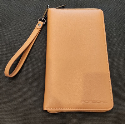Портмоне для путешествий Porsche Travel Wallet, Essential, Unisex, Cognac