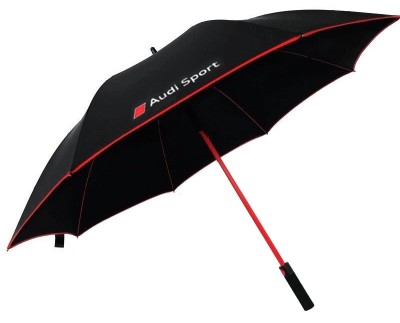 Большой зонт-трость Audi Sport Stick Umbrella XL, black/red