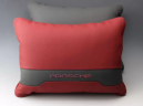 Подушка для салона Porsche Car Interior Pillow, Burgundy/Grey