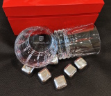 Набор стаканов для виски Porsche Whisky Glass Set of 2 plus Metal Ice Cubes, артикул WAP0500010NCNY