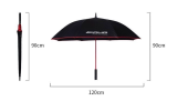 Зонт-трость Mercedes-AMG Driving Performance Stick Umbrella, Black/Red, артикул B66959278
