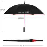 Зонт-трость BMW powered by M Stick Umbrella, Black/Red, артикул 80232864014