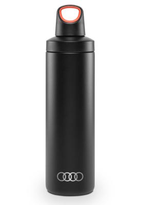 Спортивная термокружка Audi Bottle, vacuum isolated, black
