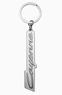 Брелок для ключей Porsche Key ring with Cayenne lettering, silver