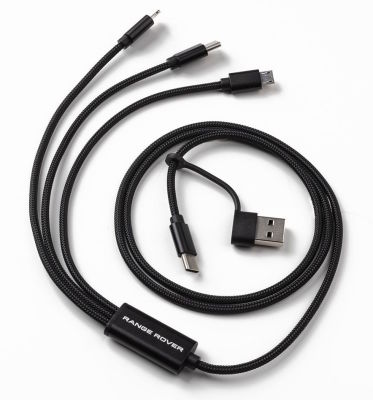 Универсальный кабель для зарядки гаджетов Range Rover Charging Cable, Black