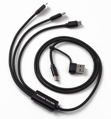 Универсальный кабель для зарядки гаджетов Range Rover Charging Cable, Black