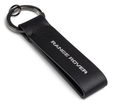 Брелок для ключей Range Rover Leather Loop Keyring, Black