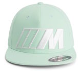 Бейсболка BMW M Large Logo Cap, Mint, артикул 80165B5F615