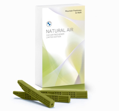 Комплект сменных картриджей освежителя воздуха BMW Natural Air GEN2 Refill-Kit, Mountain Freshness