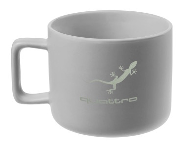 Керамическая кружка Audi quattro Gecko Mug, 400ml, Grey Matt