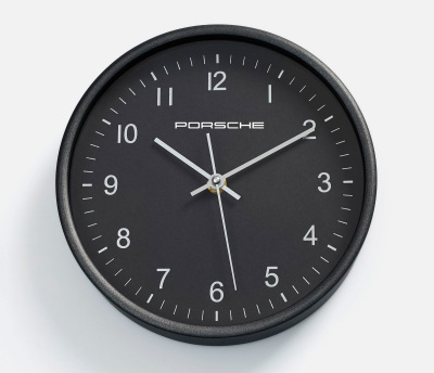 Настенные часы Porsche Wall Clock, Essential Collection, Black