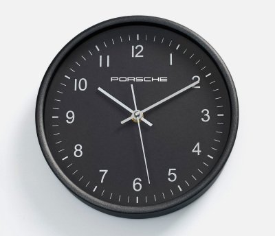 Настенные часы Porsche Wall Clock, Essential Collection, Black