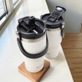 Двухсекционная термокружка Great Wall Thermo Mug, white/black, артикул GWMKFB001