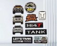 Набор вышитых патчей TANK Overlander 4x4 Patch Set