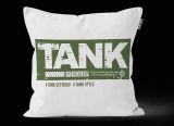 Подушка TANK Offroad Cushion, white/green, артикул Tank019