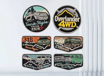 Набор вышитых патчей TANK 400 Patch Set