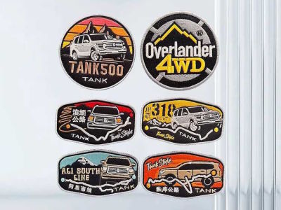 Набор вышитых патчей TANK 500 Patch Set