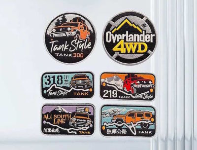 Набор вышитых патчей TANK 300 Patch Set