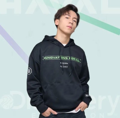 Мужское худи с капюшоном Haval Men's Hoodie, Black