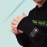 Мужское худи с капюшоном Haval Men's Hoodie, Black, артикул DAUK80922-G01XS